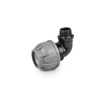 shumee Koleno za PE cevi 32 mm 90° z zunanjim navojem 1" PN10 6783