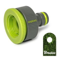 Bradas 2-V-1 PRIKLJUČEK ZA PIPO GW 1" - 3/4" REDUKCIJSKI ADAPTER ZA VRTNO CEV