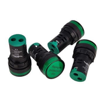 shumee XBS 24V AC/DC zelena LED indikatorska lučka AD22 0244