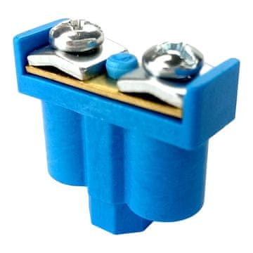 shumee kosov Dvojna sponka 2x1-4mm2 400V modra 092-06 8158 ViPlast