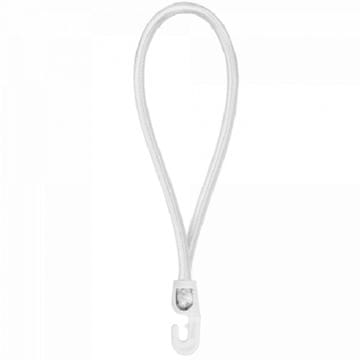 shumee Elastična gumica s PVC kavljem 0,4x25cm bela Bradas 5532
