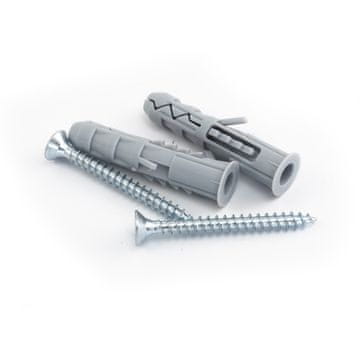 shumee Razširitveni moznik 8x40mm z vijakom 100 kosov 4x40mm z ugreznjeno glavo univerzalni moznik Klima Wkręt-met