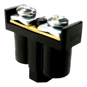 shumee 5 kosov dvojnih sponk 2x1-4mm2 092-05 črne barve 8141 ViPlast 400V