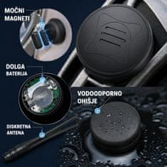 VYZIO® GPS sledilnik proti kraji, vojaški GPS/GLONASS, vodoodporen IP67, dolga življenjska doba baterije | T2RAKSY
