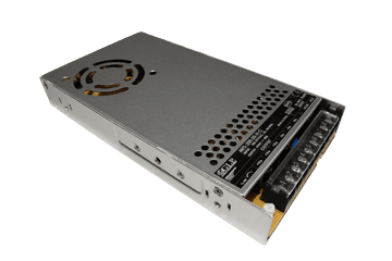 shumee MFS-200-05-HC: GLP: 5V/40A/200W zaprt napajalnik, PFC, Uin = 85–305VAC / 120–430VDC, pokrov za priključni blok