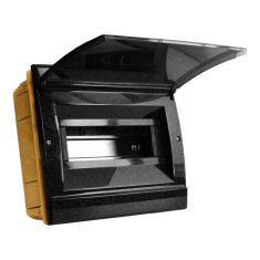 shumee Vgradna razdelilna omarica 8 modulov IP40 črna 970.08.N ML 0964