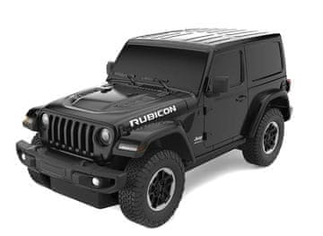 shumee Jeep Wrangler JL avtomobil na daljinsko upravljanje v merilu 1:24 Rastar 79500, črne barve