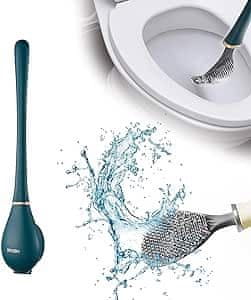 shumee Silikonska straniščna krtača z zeleno posodo