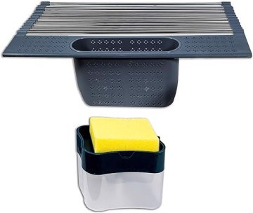 shumee Zložljiv odcejalnik za posodo + dozator tekočine