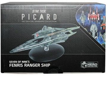 eaglemoss Zbirateljski model ladje Fenris Ranger iz serije Eaglemoss Star Trek Seven of Nine v velikosti 22 cm.