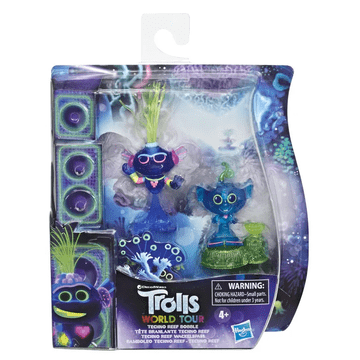 shumee Hasbro Trolls World Tour Techno Reef Bobble 2Pack