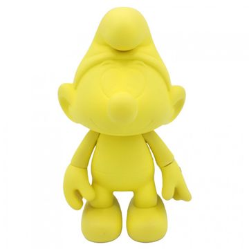 shumee Premična figura mladička Smurfa iz vinila, mat rumene barve, 20 cm