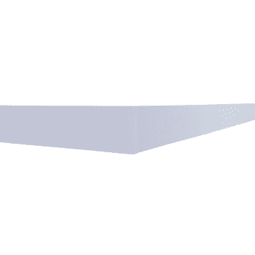 shumee Montažni okvir za LED panel 120x30 bel aluminij 1023