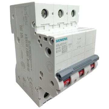 shumee SIEMENS odklopnik B10A, 10kA 3P varovalka 9525