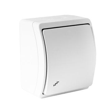 shumee Nadometno stikalo za stopnišče 10A 250V belo IP44 153-01 DV 5768