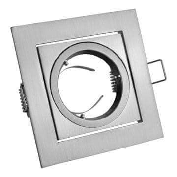 shumee Stropni reflektor - kvadratni, nagibni, aluminij VILA inox OP-VILAKW-02 GTV 7532