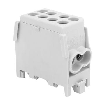 shumee Razdelilna blokovna odcepna sponka HLAK 25-1/2 M2 sivi mostiček 1P 1,5-25mm2 1,5-16mm2 Pollmann 2080136