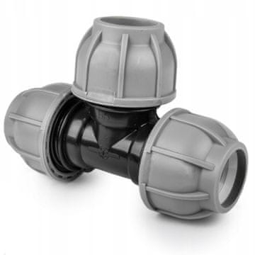 Bradas REDUKCIJSKI T-KOT ZA PE CEVI 32/25/32MM PRIKLJUČEK ZA NAMAKANJE PN10
