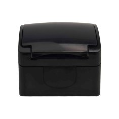 shumee ViPlast Koala enojna nadometna SCHUKO vtičnica IP44 črna 181‑05