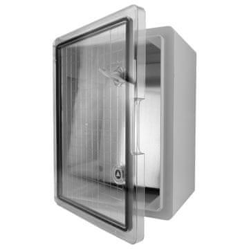 shumee Električna omarica s prozornimi vrati 300x400x220mm razdelilna omarica IP65 IK10 TP Electric