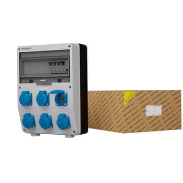 shumee Razdelilna omarica za stavbe 6x230V DV-S/FI Schuko Doktorvolt 1769