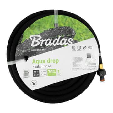 shumee Cev za kapljično namakanje AQUA-DROP 1/2" - 15 m WAD1/2015 Bradas 2571