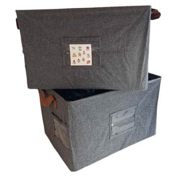 shumee Organizator za garderobo Zebricolo, 2 kosa