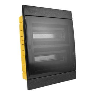 shumee Vgradna razdelilna omarica 24 modulov IP40 črna 970.24.N ML 1107
