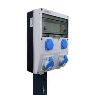 shumee Razdelilna omarica na stojalu TD-CAMP FI/LS 2x16A/3P 2x230V 1703