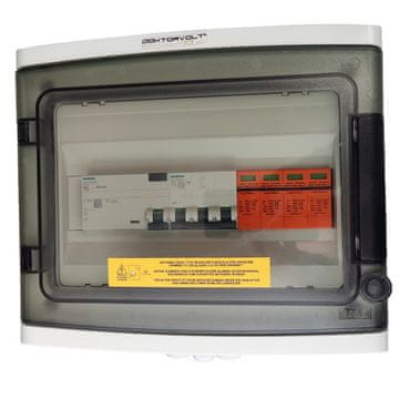 shumee Doktorvolt PV razdelilna omarica Fotovoltaična sončna AC SIEMENS 3F B10A 25A 300mA T2 0737