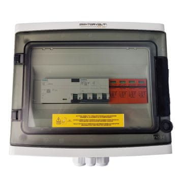 shumee Doktorvolt PV razdelilna omarica Fotovoltaična sončna AC SIEMENS 3F B16A 25A 300mA T2 0744