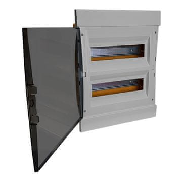 shumee Vgradna razdelilna omarica 24 modulov IP40 siva 970.24 ML 1060