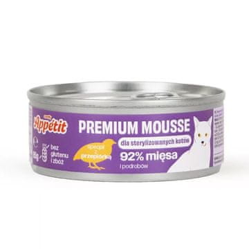 shumee Comfy Appetit Premium Mousse sterilizirana prepeličja hrana 85 g - Mačja hrana
