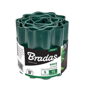 shumee Valovita palisadna obroba za trato 9m/25cm zelena Bradas 1178
