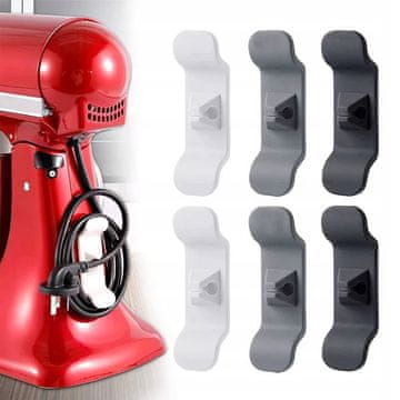 shumee Samolepilni nosilec za kabelske organizatorje, 6 kosov