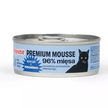 shumee Comfy Appetit Premium Mousse - mokra hrana z lososom za mačke 85 g