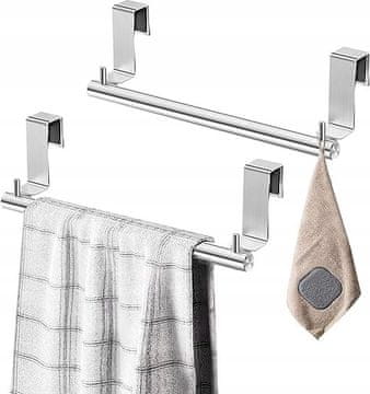 shumee Stojalo za brisače s kavlji, 2 kosa