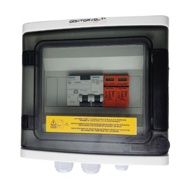 shumee Doktorvolt PV razdelilna omarica Fotovoltaična sončna AC SIEMENS 1F C20A 25A 300mA T1 T2 0720