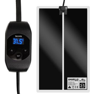 shumee Terrario Amarillo 35W - grelna preproga z LCD termostatom