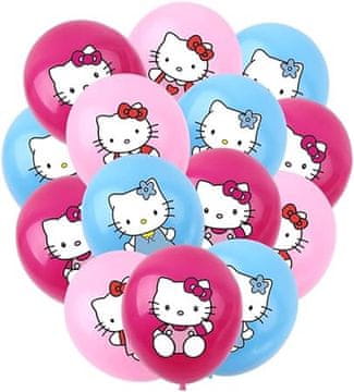 shumee Dekoracija iz lateks balonov s Hello Kitty, 15 kosov