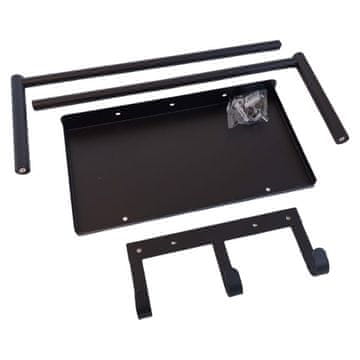 shumee Stenski stojalo za brisače s polico in držalom 40 cm