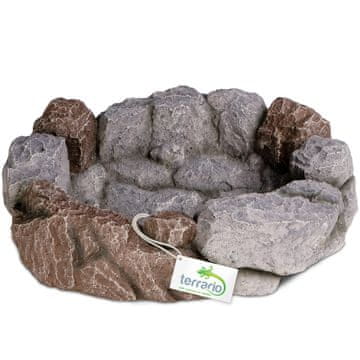 shumee Terrario Stone Circle Bowl XL - Terarijska skleda 29x26x7,5 cm