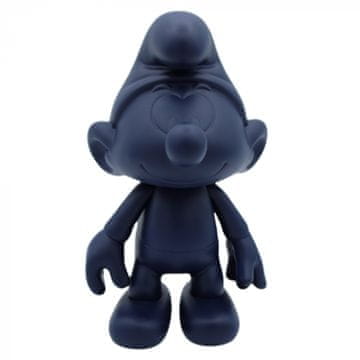 shumee Premična figura mladička Smurfa iz vinilne mat temno modre barve, 20 cm