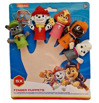 shumee Spin Master Paw Patrol Finger Sweetie Puppets 5 ks v paketu