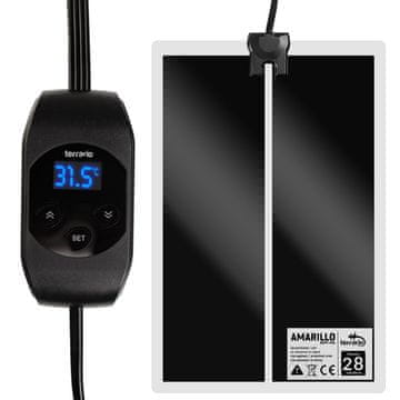 shumee Terrario Amarillo 28W - grelna preproga z LCD termostatom