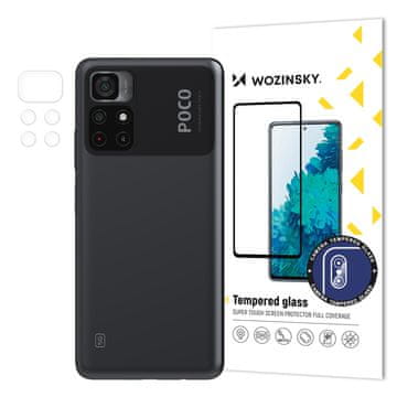 WOZINSKY Kaljeno steklo 9H za celoten objektiv kamere za Xiaomi Poco M4 Pro 5G Camera Glass