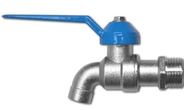 shumee Vrtna kroglična pipa 1/2" Ponikljana cink Bradas 3707