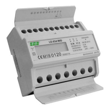 shumee 3-fazni 0,25÷10(100)A trifazni števec porabe energije LE-03d MID F&F 2365