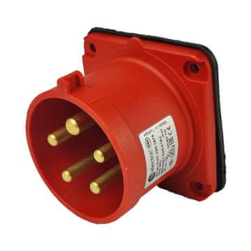 shumee Ravna vtičnica 5P 32A 400V IP44 75x75 8064