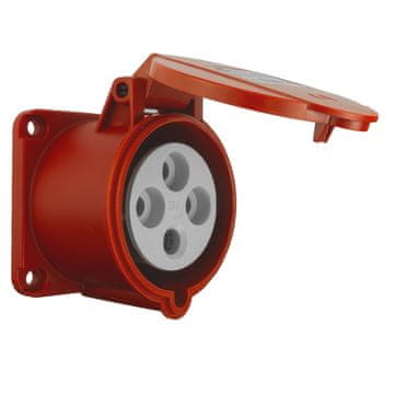 shumee Ravna CEE vtičnica 400V 32A/4P 70x70 mm VDE TP Electric